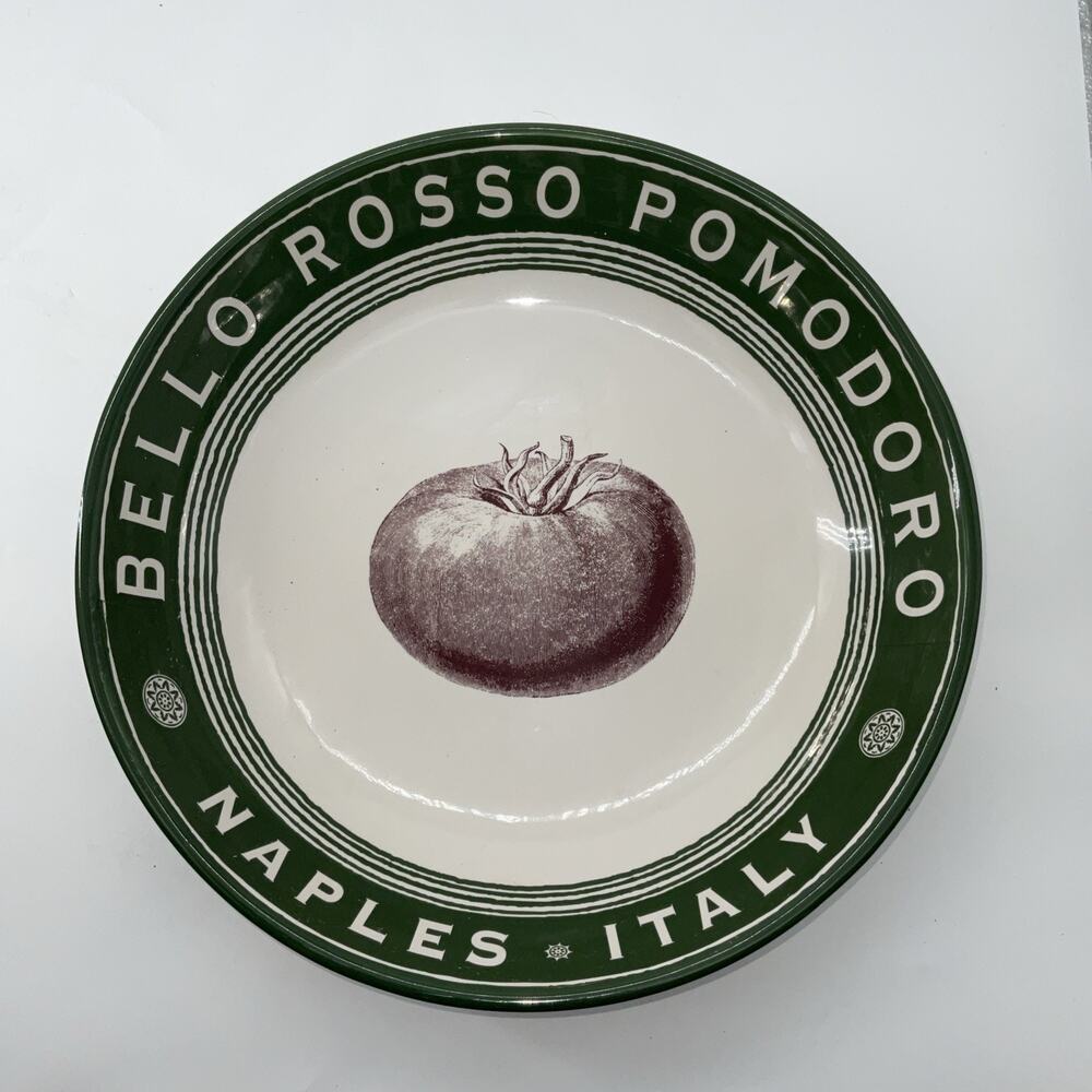 Bello Rosso Pomodoro Naples Italy Tomato Certified International 13.25 Inch Bowl